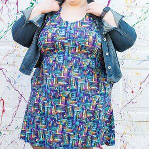 Princess Awesome Lost in the Stacks Book Dress with POCKETS Rainbow Library Plus